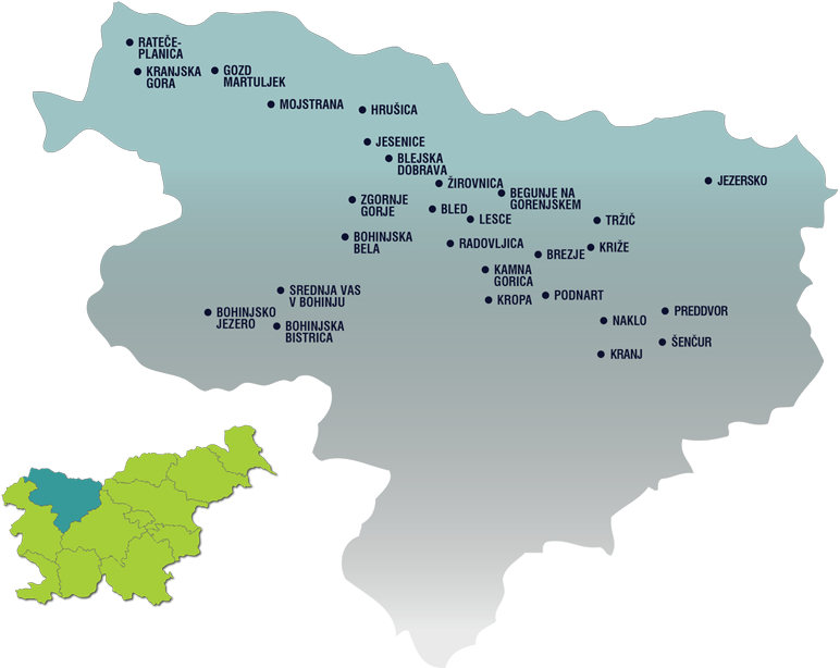 Map of Locations